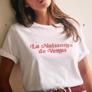 Sezane la naissance de venus t-shirt
